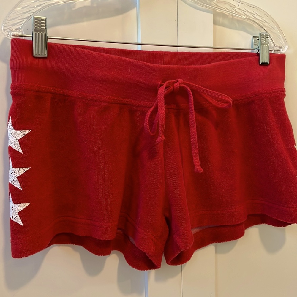 SPECIAL EDITION- red w white stars terry short Hardtail